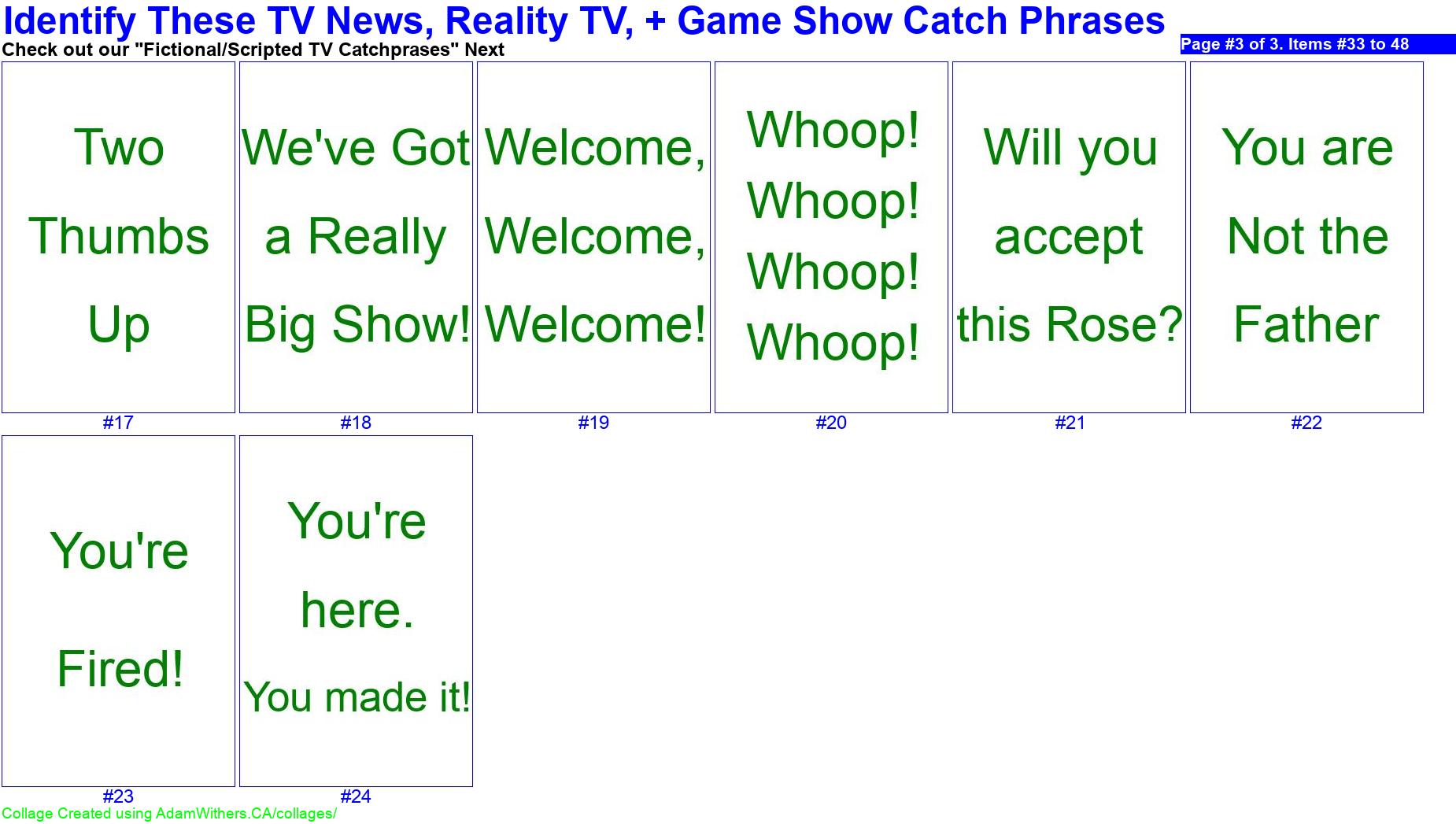 CollageC: guessCatchPhrasesReal Page 3